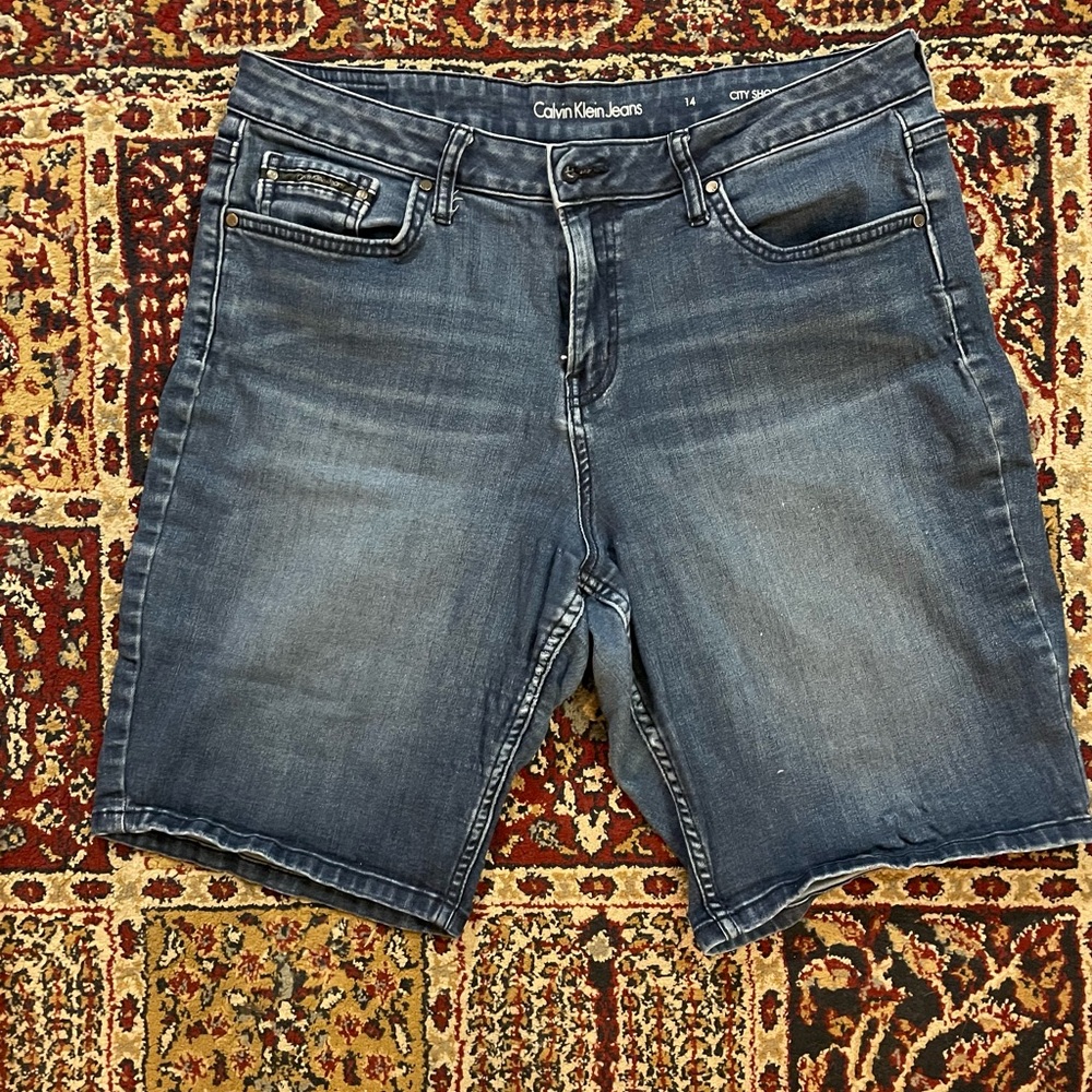 Calvin Klein Dark Blue Jean Shorts